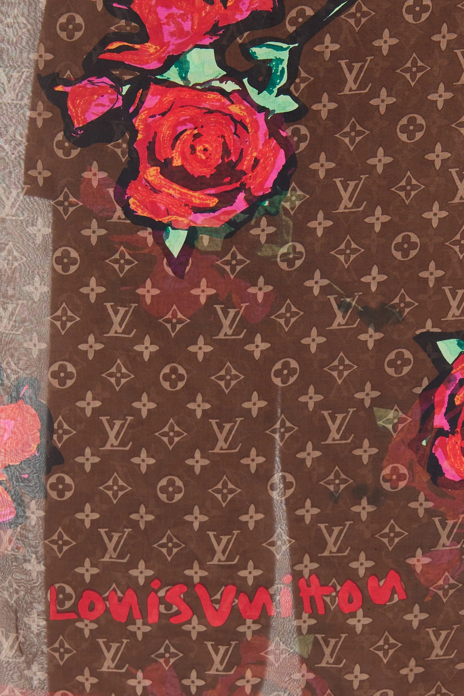 2008 Rose Silk Scarf