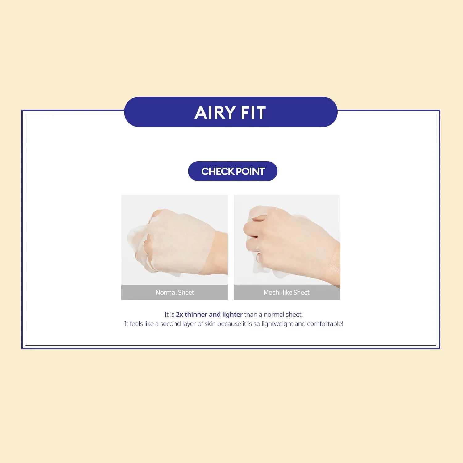 Airy Fit Sheet Mask (Pomegranate) 20 PK