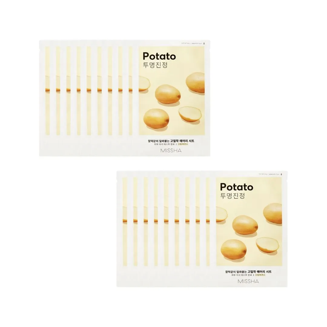 Airy Fit Sheet Mask [Potato] 20pcs