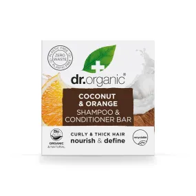 Dr. Organic Coconut & Orange Shampoo & Conditioner Bar 75g