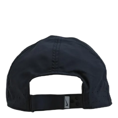 Dri-FIT Aerobill Featherlight Perforated Running Cap BLACK/REFLECTIVE SILV