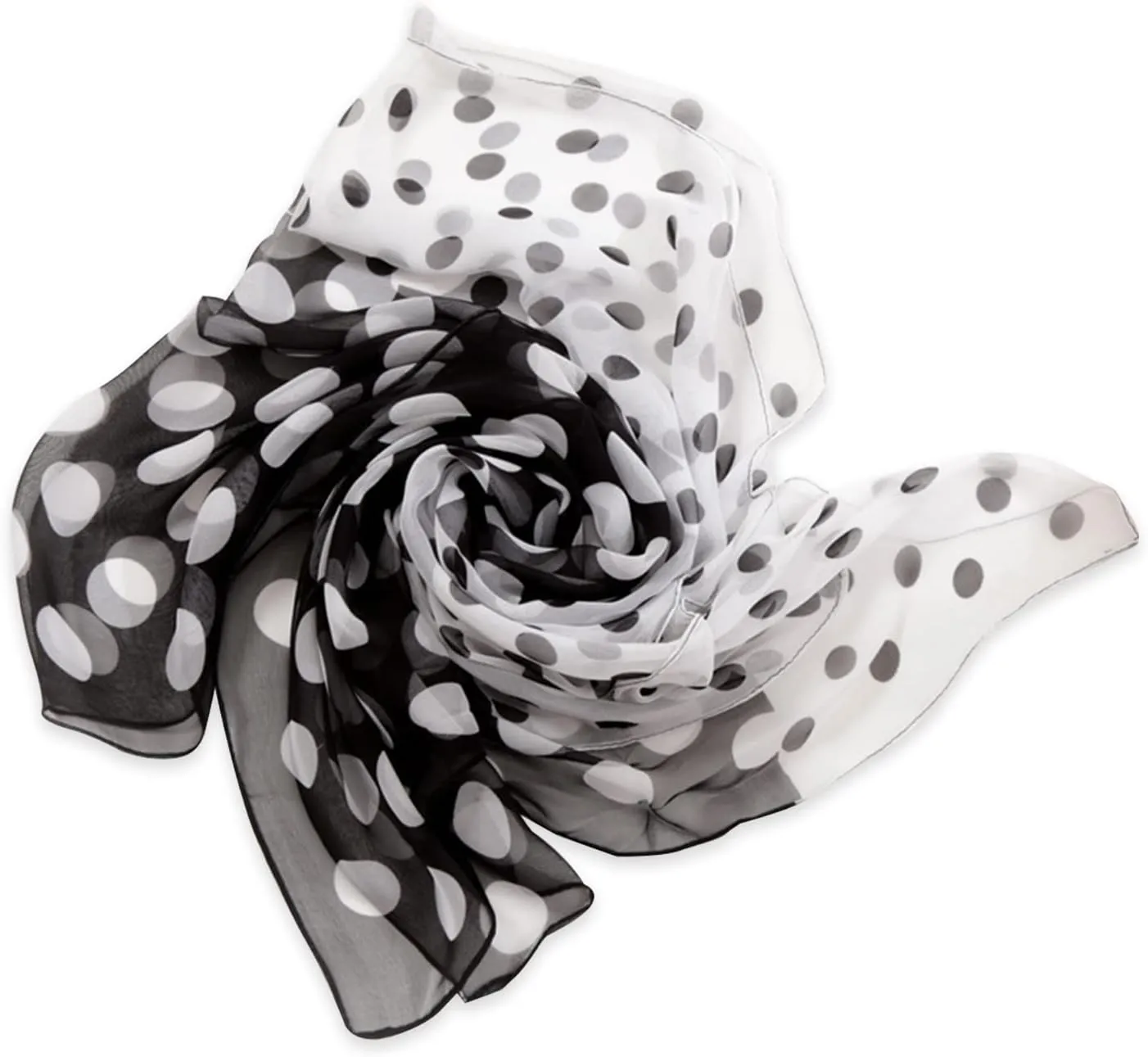 E-Clover Herebuy - Unique Women's Floral Scarves: Chiffon Flowers & Birds Printed Scarf