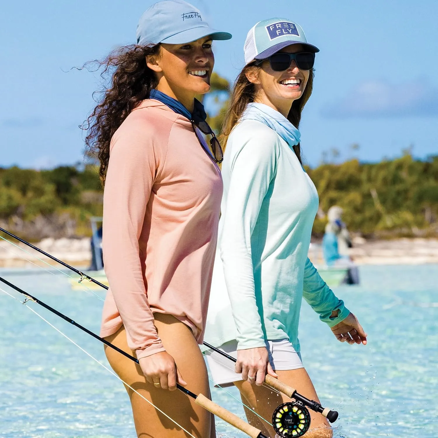 Free Fly Women's Lightweight Hoodie - UPF 40  Sun Protection Moisture Wicking, Breathable Bamboo Viscose Outdoor Shirt