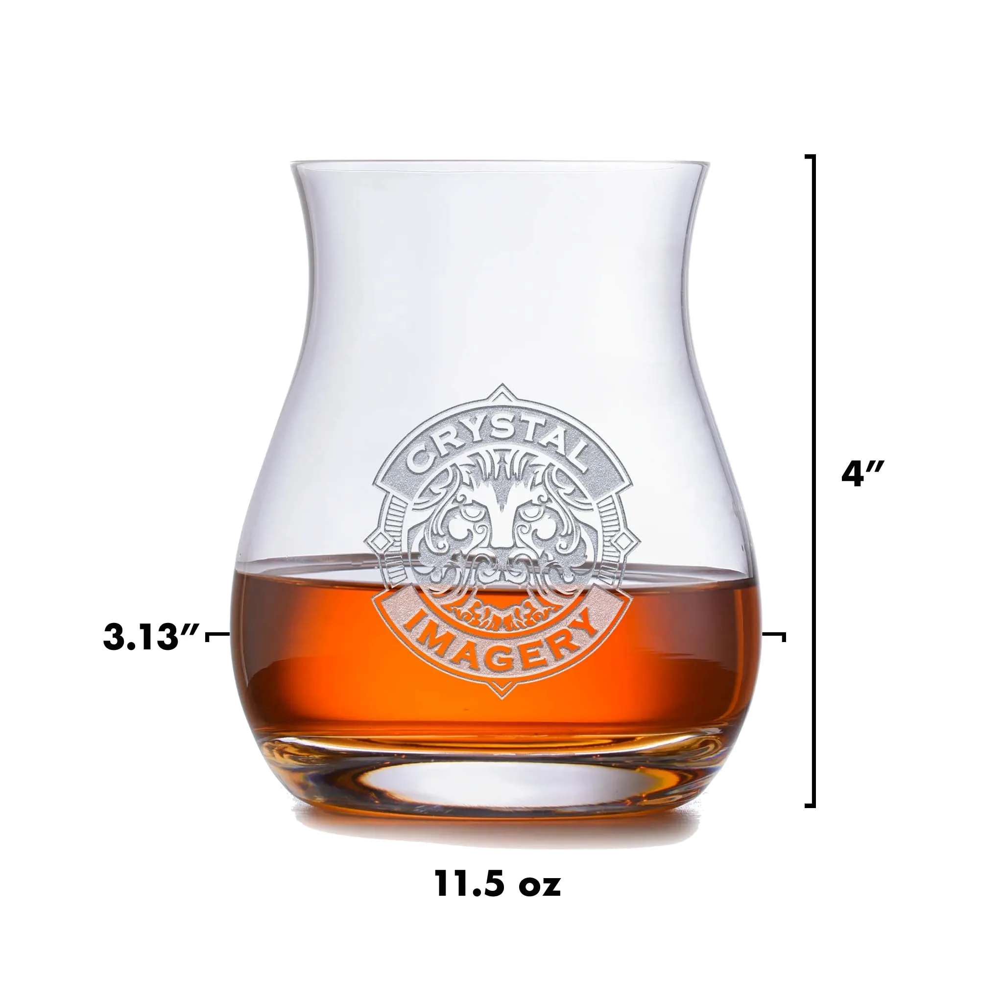 Groomsman Gift Crystal Canadian Whiskey Glass