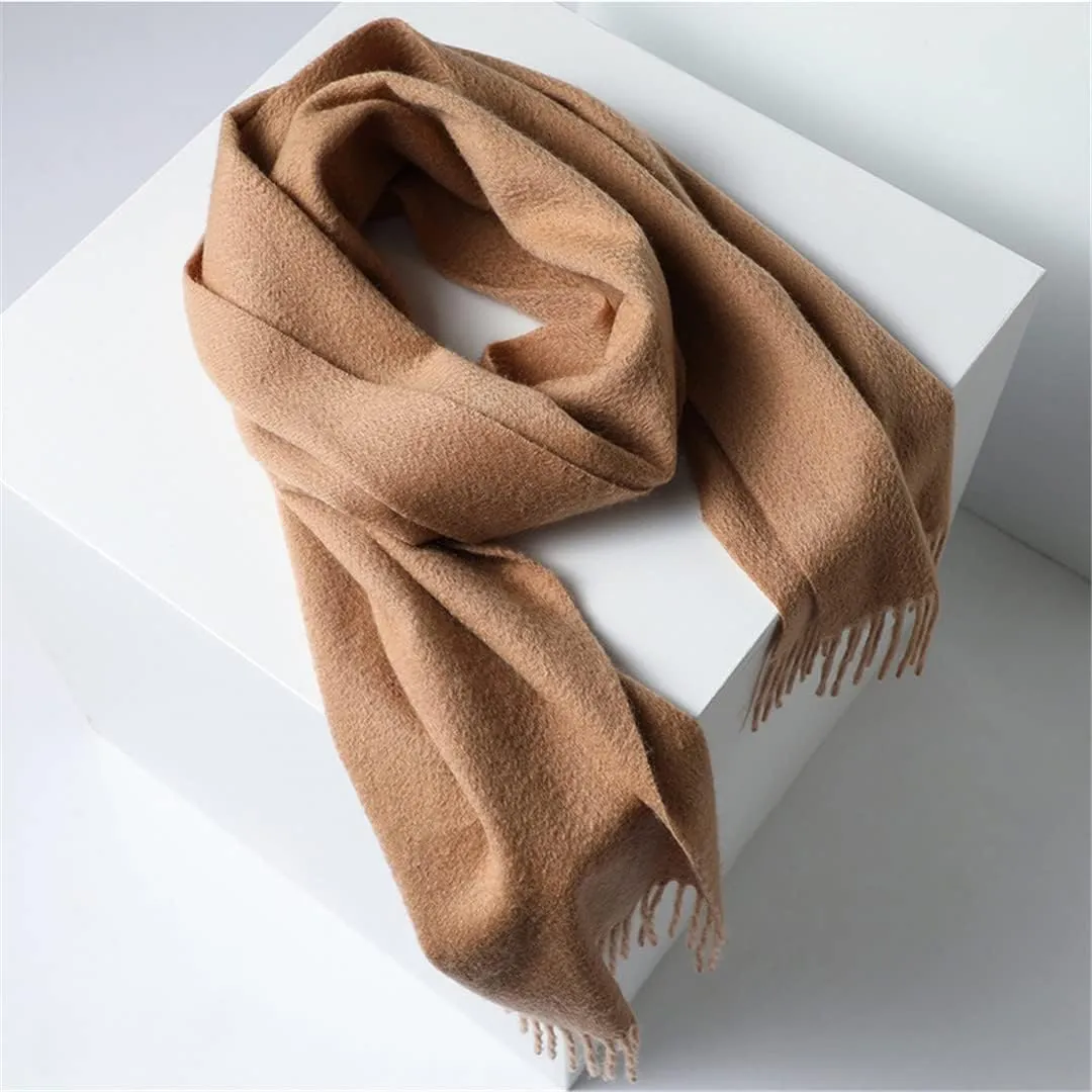 Hcclijo Cashmere Scarf Men Winter Men Scarf Unisex Women Thick Warm Neck Scarf Male Shawls