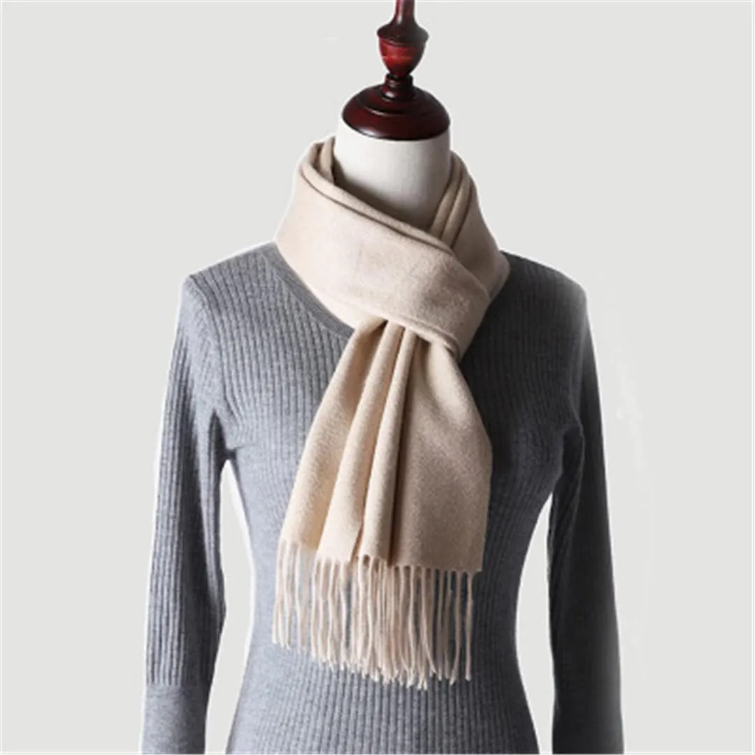 Hcclijo Cashmere Scarf Men Winter Men Scarf Unisex Women Thick Warm Neck Scarf Male Shawls
