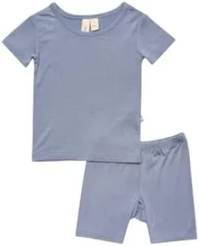 KYTE BABY, Short Sleeve Toddler Pajama Set, 97% Rayon made from Bamboo, 3% Spandex