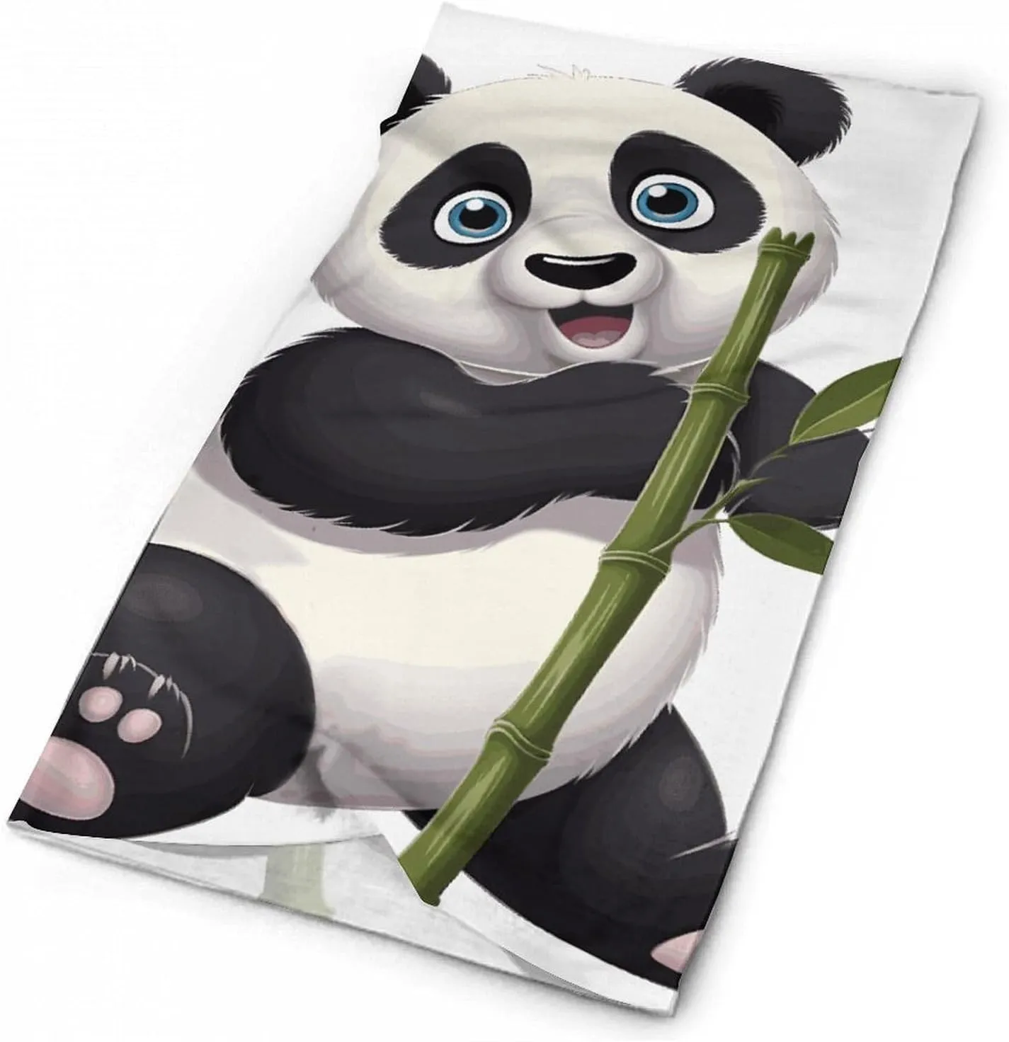 Naughty Panda Face Mask for Cold Weather Neck Gaiter Scarf Windproof Bandana for Men Women Elastic Balaclava Headbands for Motorcycle Cycling Riding Skiing Party
