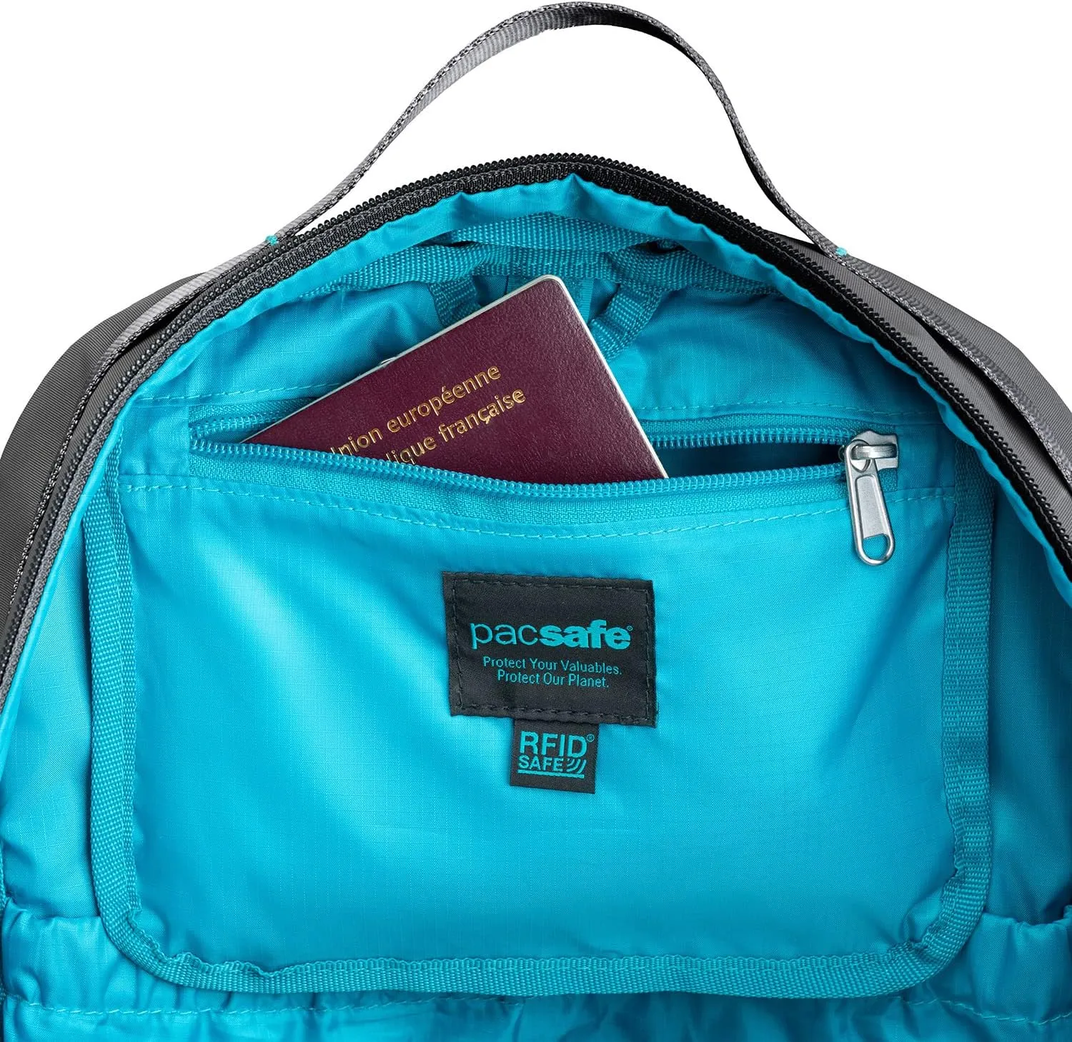 Pacsafe ECO 25L Anti Theft Backpack, ECONYL Black