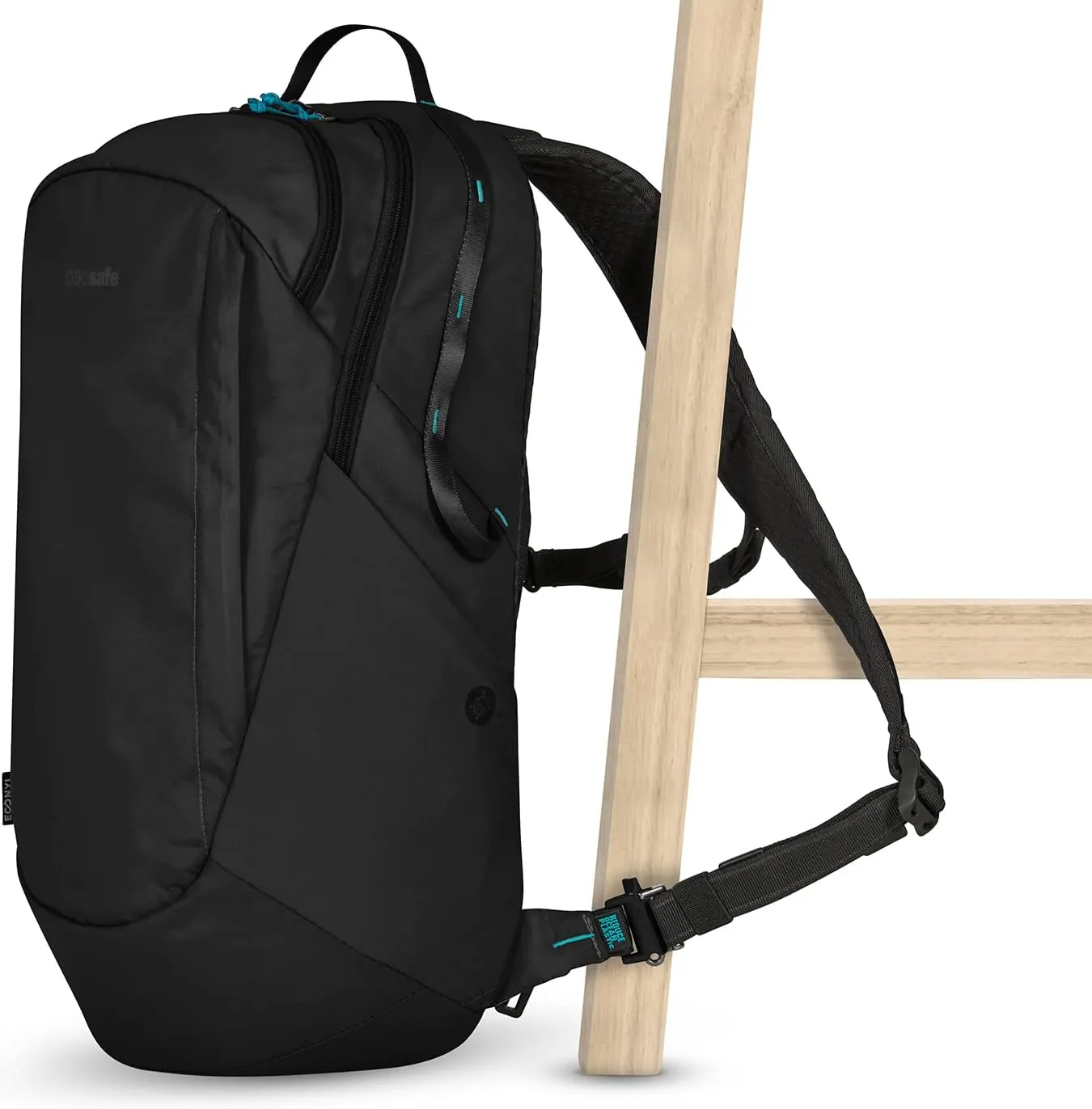 Pacsafe ECO 25L Anti Theft Backpack, ECONYL Black