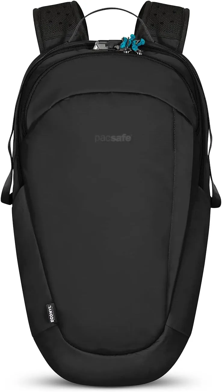 Pacsafe ECO 25L Anti Theft Backpack, ECONYL Black