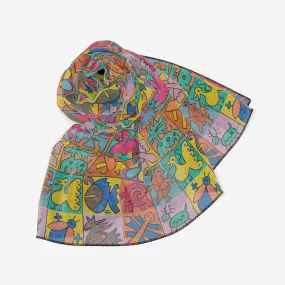 Play Time  Chiffon Scarf