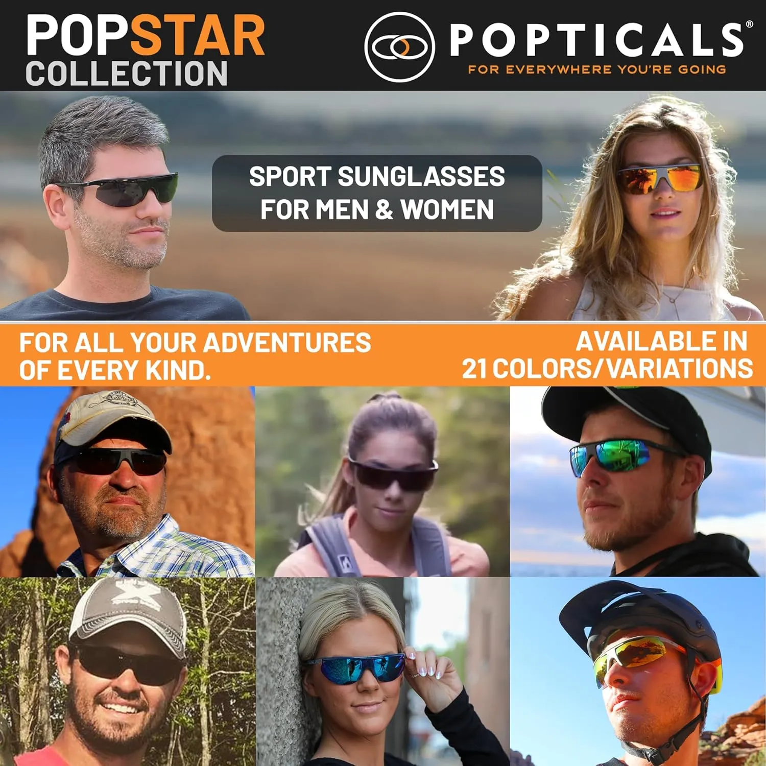 PopStar Polarized, Foldable Sunglasses for Your Outdoor Essentials