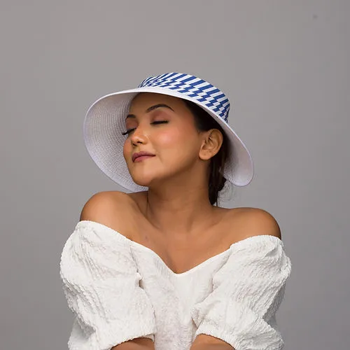 White Sun Hat Rollable Sun Visor (Tang)