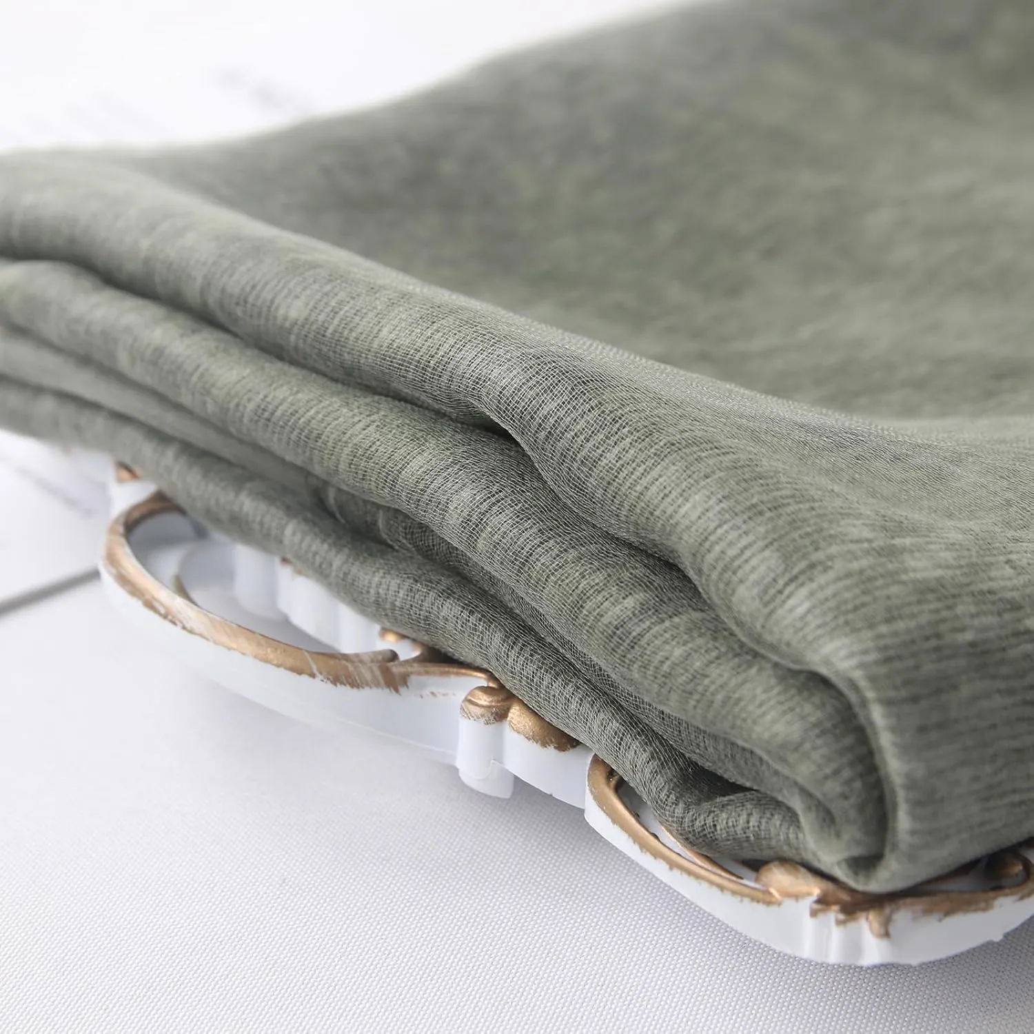 Women's Double Layer Scarf Lightweight Silk Wool Blend - Fluffy Airy All-Season Scarf Solid Color for Coats & Jackets