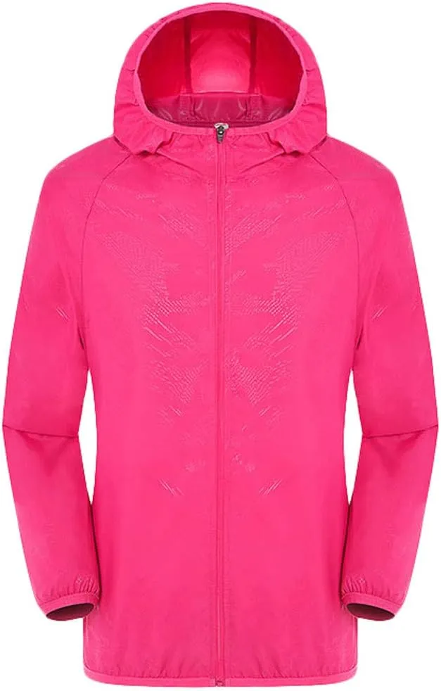 Ymosrh Women's Mens Flannel Jacket Men's Casual Jackets Windproof Ultra-Light Rainproof Windbreaker Top Winter